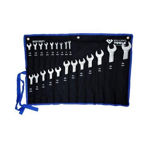 Ratschenringschl&uuml;ssel-Satz, 21-tlg, umschaltbar, 6 - 32 mm BRILLIANT TOOLS