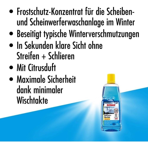 Anti Frost & Klar Sicht Konzentrat Frostschutz 1 Liter Sonax 03323000