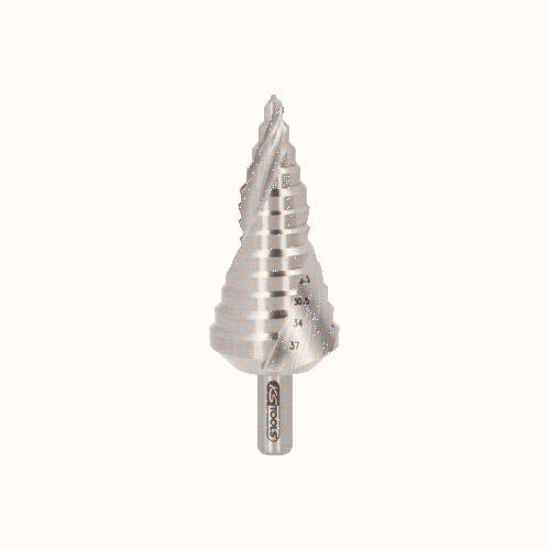 HSS Stufenbohrer,Durchmesser 6-37mm, 12 Stufen KS TOOLS 330.2305