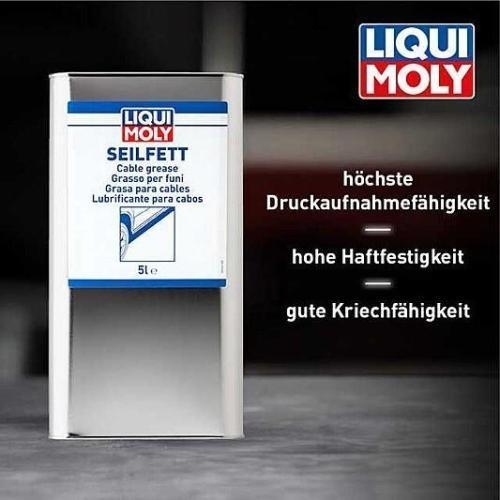 3X LIQUI MOLY Seilfett 5 Liter Dose - Hohlraumversiegelung 6124 - 15 Liter