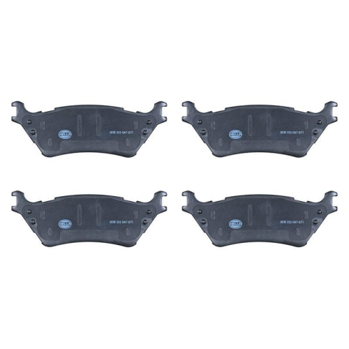 HELLA Bremsbelagsatz, Scheibenbremse 8DB 355 047-671