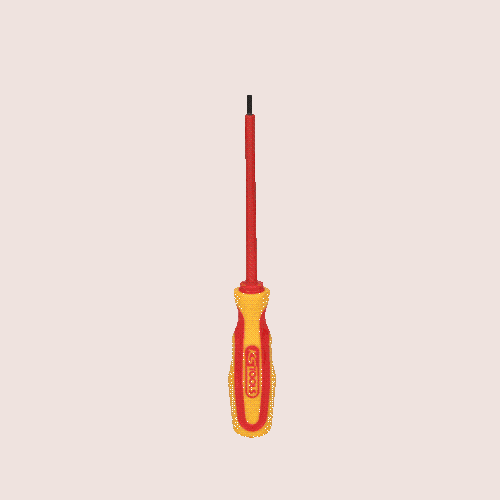 ERGOTORQUE VDE Schlitz-Schraubendreher, 3mm auf H&auml;nger KS TOOLS 117.0504-E