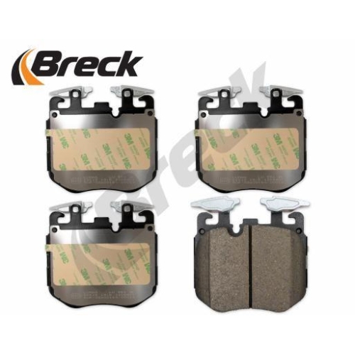 BRECK Bremsbelagsatz, Scheibenbremse 22618 00 551 00