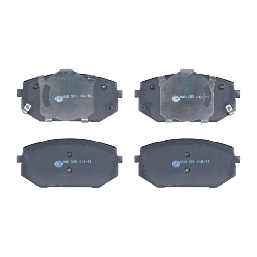 HELLA Bremsbelagsatz, Scheibenbremse 8DB 355 046-911