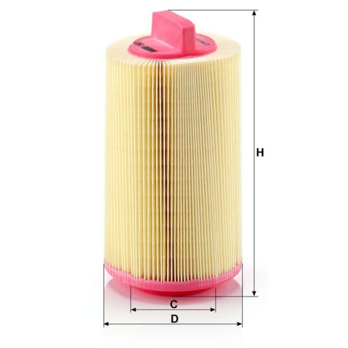 MANN-FILTER Luftfilter C 14 114