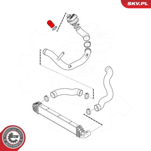 ESEN SKV Ladeluftschlauch 43SKV288
