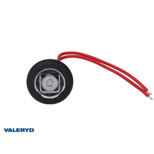 LED Positionsleuchte Valeryd &Oslash;32x17,2mm rot 12-36V mit je 0,15m Kabel Anh&auml;nger