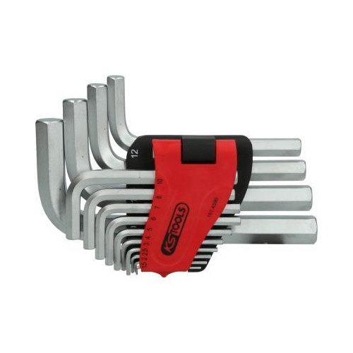 Innensechskant-Winkelstiftschl&uuml;ssel-Satz im Klapphalter,14-tlg1,5-19mm KS TOOLS