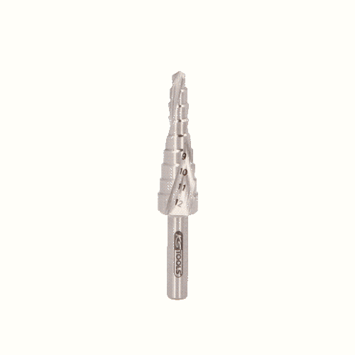 HSS Co 5 Stufenbohrer,Durchmesser 4-12mm, 9 Stufen KS TOOLS 330.2322