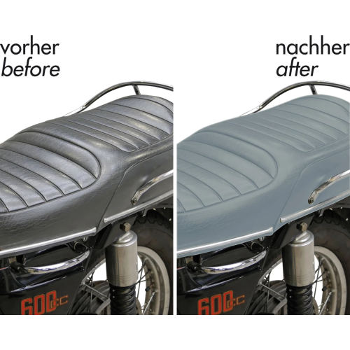 Foliatec 2013 Innenraum Leder Kunststoff Farbe Farbspray silber Grau matt 400ml