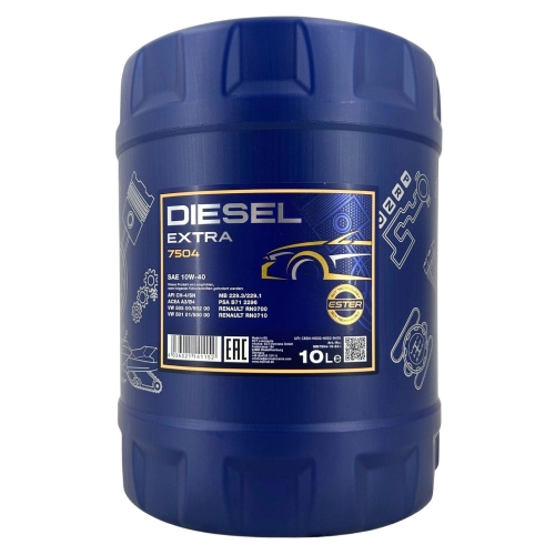 Motor&ouml;l Motoren&ouml;l Mannol Diesel Extra 10W-40 10 Liter Kanister MN7504-10