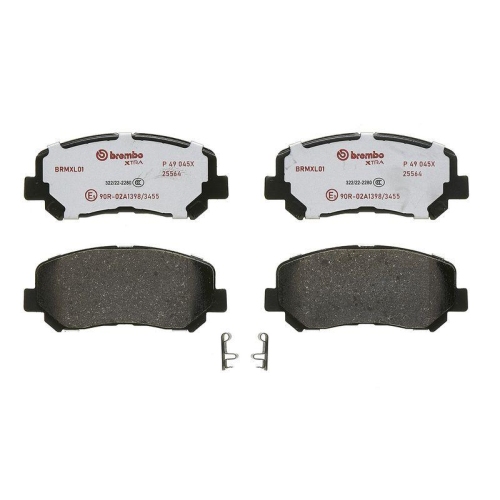 BREMBO Bremsbelagsatz, Scheibenbremse XTRA LINE P 49 045X