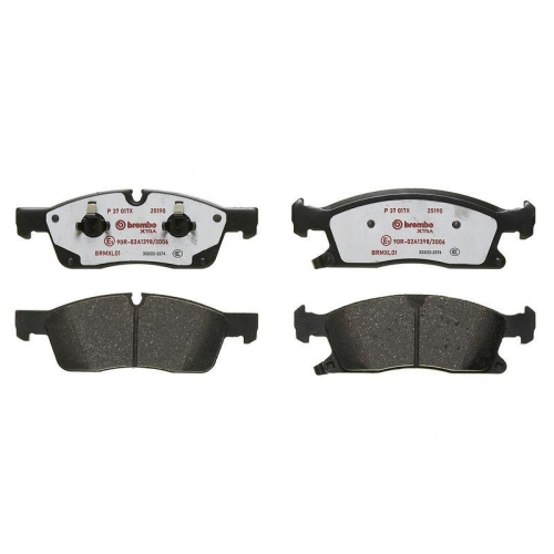 BREMBO Bremsbelagsatz, Scheibenbremse XTRA LINE P 37 017X