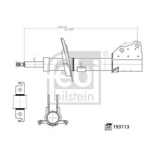 FEBI BILSTEIN Stoßdämpfer 193113