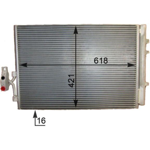 MAHLE Kondensator, Klimaanlage BEHR AC 779 000S