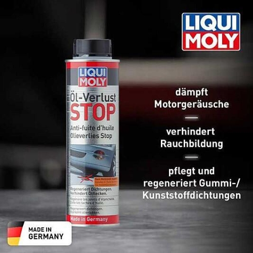 2x Additiv Ölstopp Öl-Verlust-Stop Leckstop Motoröl 300ml LIQUI MOLY 1005