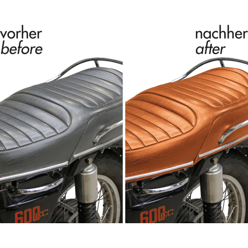 Foliatec Innenraum Leder Kunststoff Farbe Farbspray Lack Cognac Braun matt 400ml