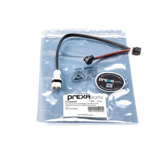 PREXAparts Warnkontakt, Bremsbelagverschlei&szlig; P103033