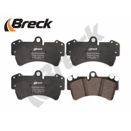 BRECK Bremsbelagsatz, Scheibenbremse 23693 00 553 00