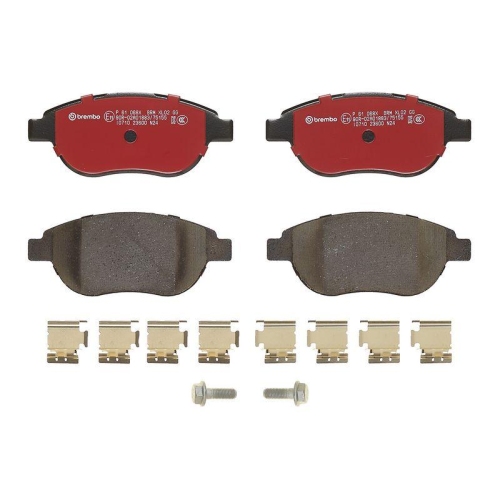 BREMBO Bremsbelagsatz, Scheibenbremse XTRA LINE P 61 068X