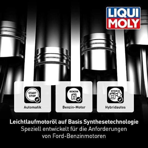 3x LIQUI MOLY Motoröl Special Tec F Eco, 5W-20, 1-Liter Kanister 3840 - 3 Liter