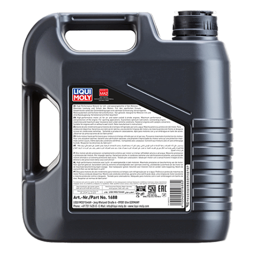 Liqui Moly Motorbike 4T, 10W-30 Street, Motor&ouml;l 8-Liter - Art.Nr. 1688