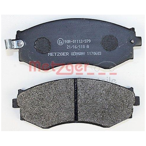 METZGER AUTOTEILE Bremsbelagsatz, Scheibenbremse 1170603