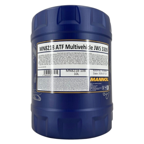 Automatikgetriebe&ouml;l Mannol ATF Multivehicle JWS 3309 Kanister 10 Liter MN8218-10