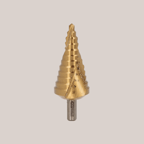 HSS-TiN Stufenbohrer,Durchmesser 6-37mm, 12 Stufen KS TOOLS 330.2347