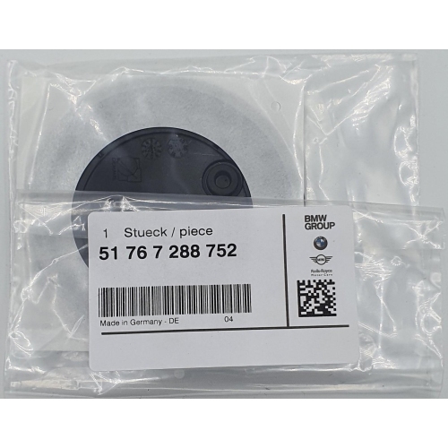 Original BMW Plakette 1er X1 3er (51767288752)