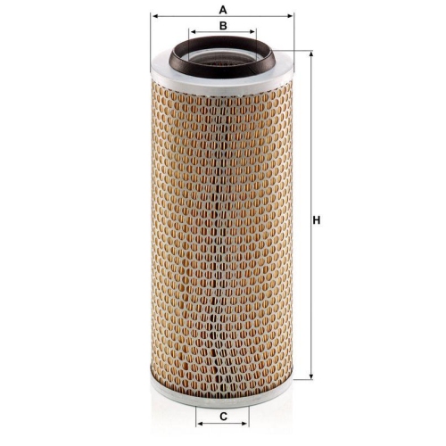 MANN-FILTER Luftfilter Piclon C 15 165/3
