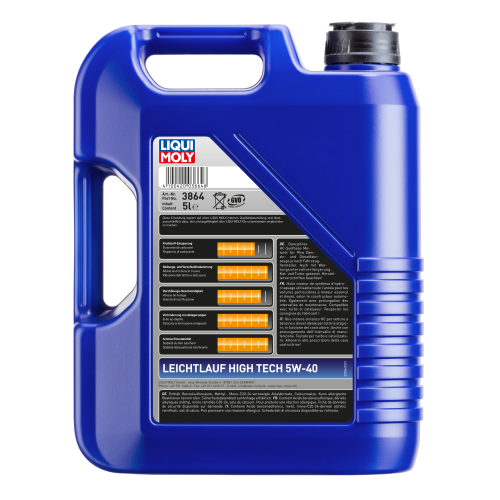 Liqui Moly Motor&ouml;l Leichtlauf High Tech, 5W-40, 10-Liter 2 Kanister 3864
