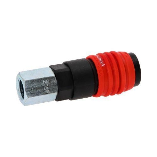 3in1 Universal-Druckluft-Sicherheitskupplung mit 1/4 Zoll IG KS TOOLS 999.9105