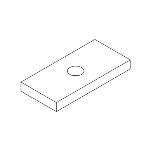 Verst&auml;rkungsblech, 45 x 94 x 10 mm, verzinkt Suer 380561243