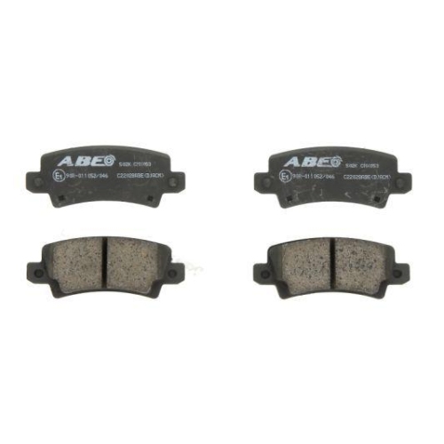 ABE Bremsbelagsatz, Scheibenbremse C22028ABE