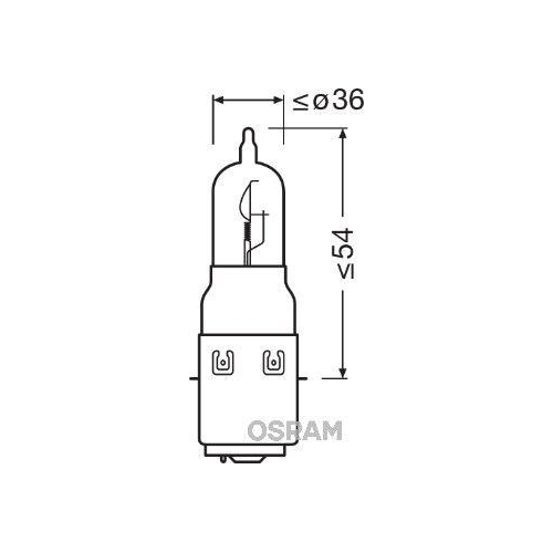 ams-OSRAM Gl&uuml;hlampe, Fernscheinwerfer ORIGINAL MOTORCYCLE 64327-01B