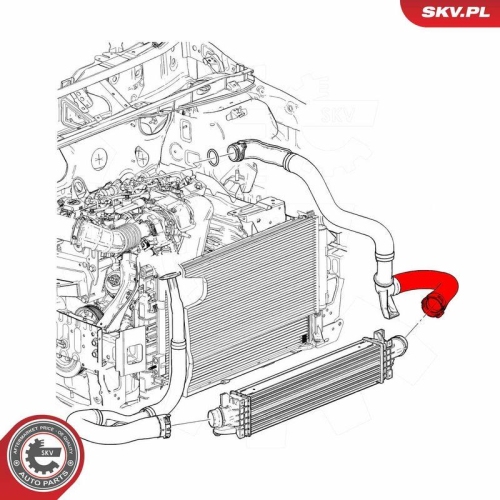 ESEN SKV Ladeluftschlauch 43SKV256