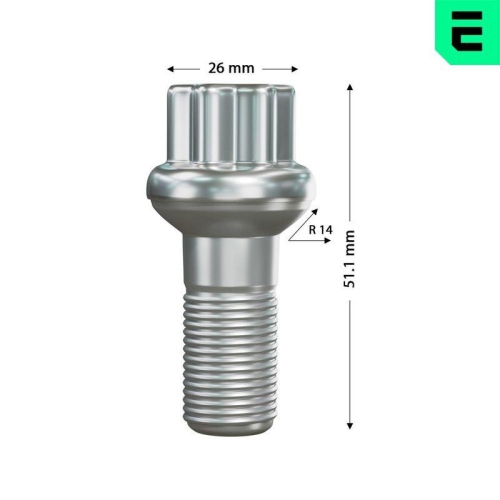 OPTIMAL Radschraube OP-UWB10040-1