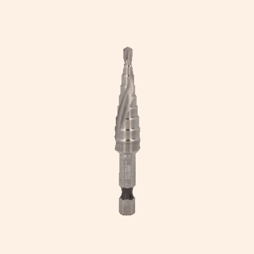 1/4 Zoll HSS Stufenbohrer-Bit,Durchmesser 4-12mm, 9 Stufen KS TOOLS 330.2381