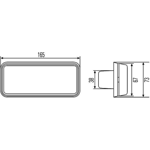 HELLA Blinkleuchte 2BA 996 027-001