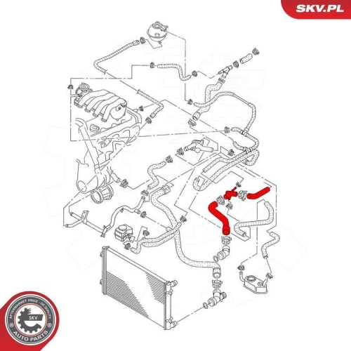 ESEN SKV K&uuml;hlerschlauch 43SKV616