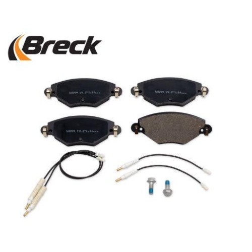 BRECK Bremsbelagsatz, Scheibenbremse 23277 00 701 10