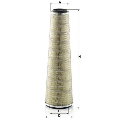 MANN-FILTER Luftfilter C 22 835