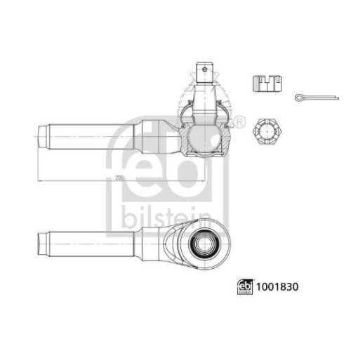 FEBI BILSTEIN Spurstangenkopf 1001830
