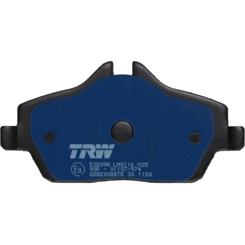 TRW Bremsbelagsatz, Scheibenbremse ELECTRIC BLUE GDB2038BTE
