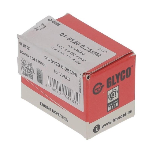 GLYCO Pleuellagerschale 01-5120 0.25MM