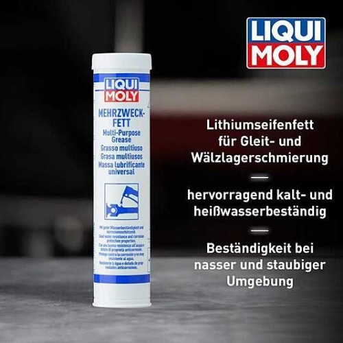 Schmierfett Mehrzweckfett Wälzlagerfett Gleitlagerfett Fett 800g LIQUI MOLY 3552