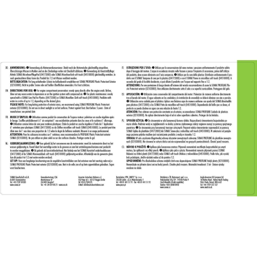 SONAX PROFILINE PlasticCare, Kunststoffpflegemittel 1 Liter 1L 02054050