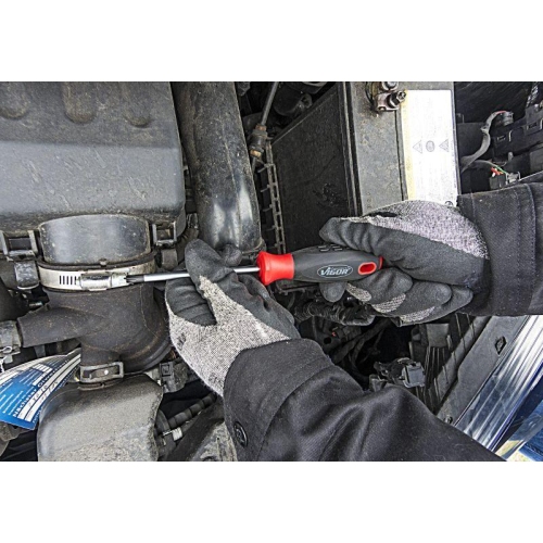 VIGOR Schraubendreher Satz 0,6x3-1,2x6,5 mm PH0-PH2 V1637