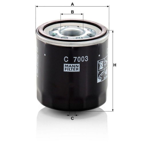 MANN-FILTER Filter, Entl&uuml;ftung (Kraftstofftank) C 7003